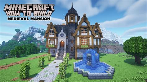 minecraft medieval mansion|medieval fantasy mansion tutorial.